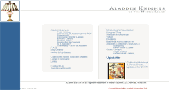 Desktop Screenshot of aladdinknights.org